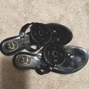 Jack Rogers Georgica Jelly- Black